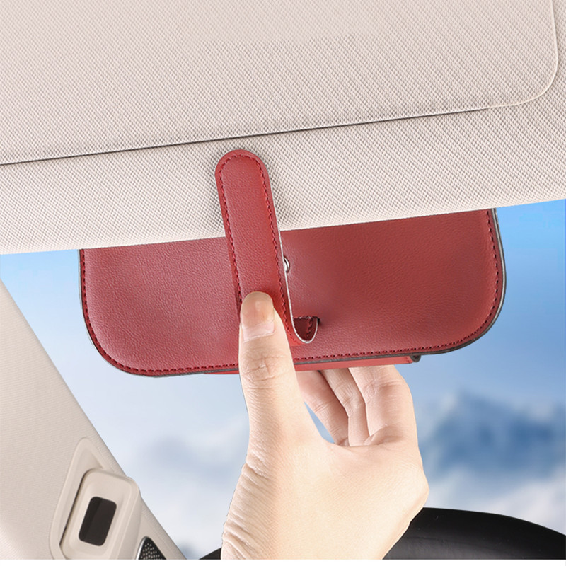 Universal Auto Sun Visor Clip Holder for Sunglasses & More