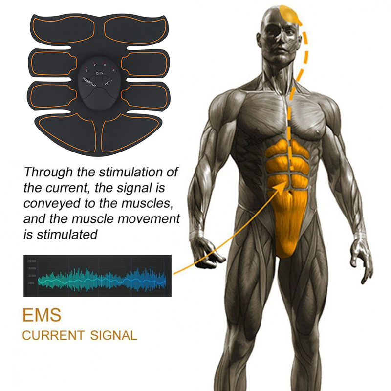 Electric Muscle Stimulator EMS Wireless Buttocks Trainer Abdominal