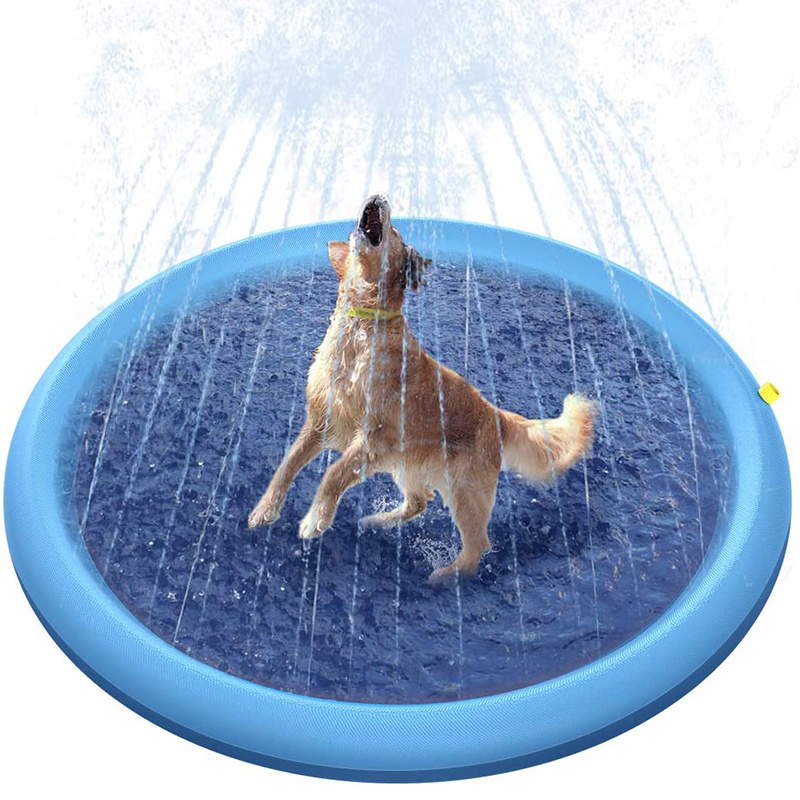 Dog Pillow Splash Sprinkler Pad For Dogs, Dogs Pet Swimming Pool Bathtub, Dog  Water Play Mat Wading Pool, Portable Inflatable Water Toy For Dogs Pets In  Yard Garden Party - Temu