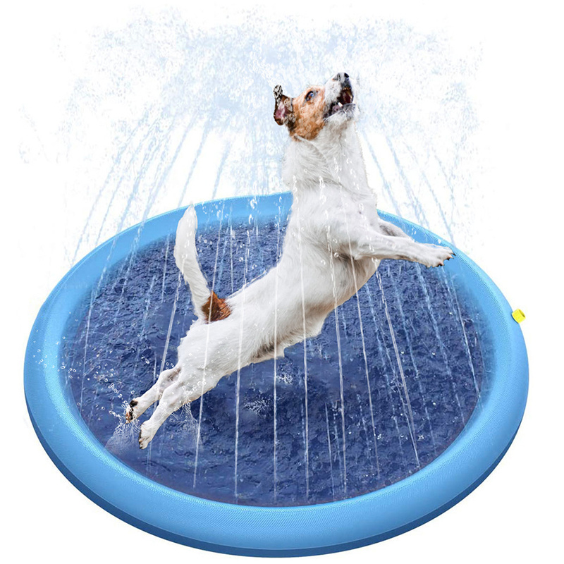 Dog Pillow Splash Sprinkler Pad For Dogs, Dogs Pet Swimming Pool Bathtub, Dog  Water Play Mat Wading Pool, Portable Inflatable Water Toy For Dogs Pets In  Yard Garden Party - Temu
