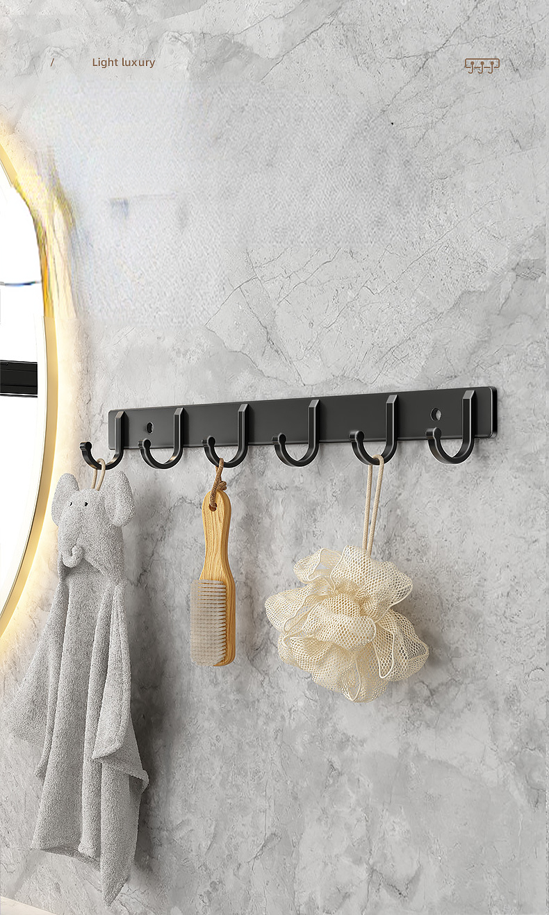 Crochet collant à aimant puissant, vous pouvez accrocher vos accessoires de  bain Support mural sans clous pour porte magnétique en fer 