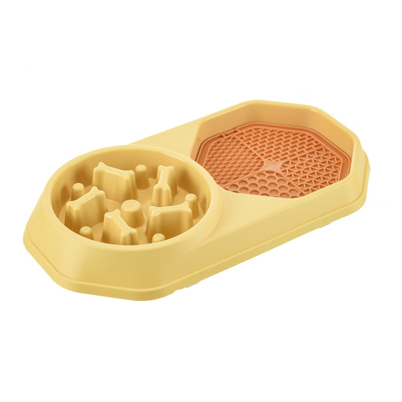 Lick Mat Slow Feeder Dog Bowl Set Promotes Healthy Eating - Temu