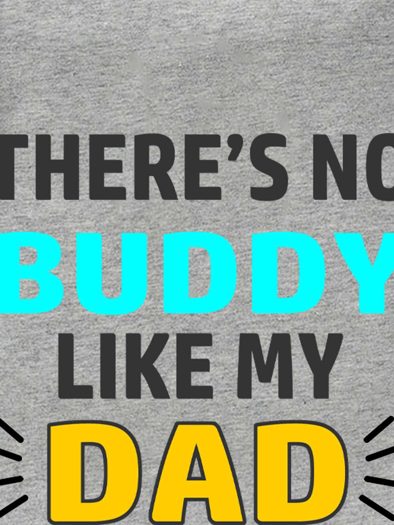 1-8 Year-old Boys Cotton Round Neck Short Sleeve T-shirt With there's No  Buddy Like My Dad Letter Print - Temu Germany