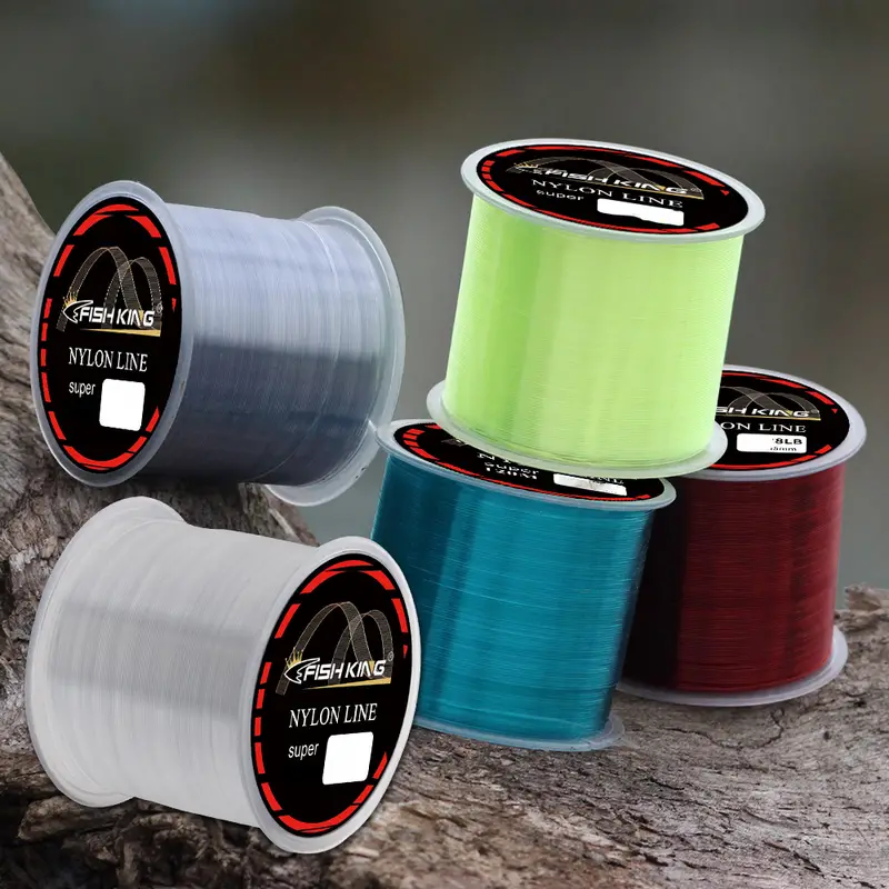 1pc 4724.41inch/131yds Monofilament Nylon Fishing Line, Wear-resistant  Fishing Line, Fishing Tackle, Red