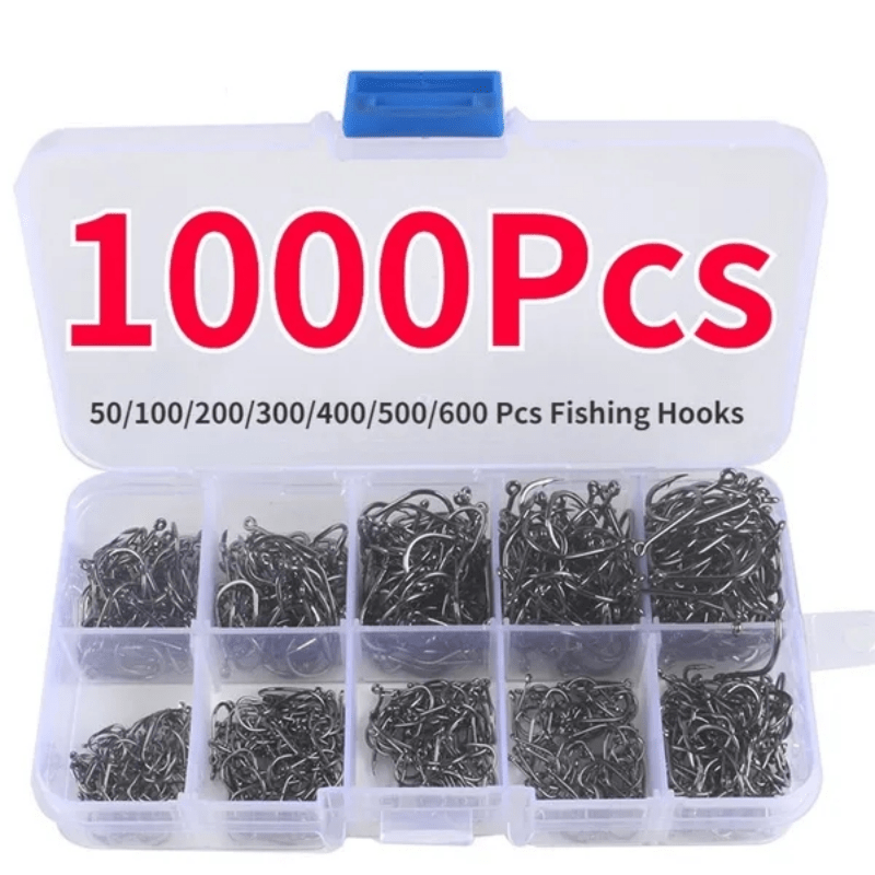 20Pcs Size 2# 4# 6# 8# 10# 12# High Carbon Steel Fishing Hook Fishhook –  Bargain Bait Box