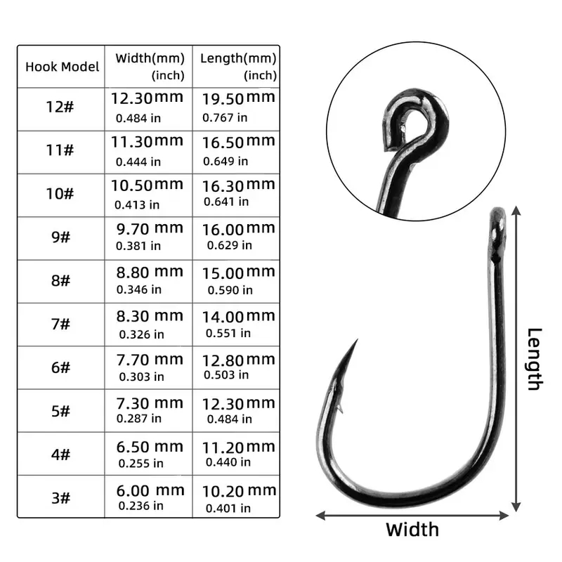Fishing Hooks 60 Pieces of Titanium Alloy Haixi Fish Hook Bulk Strips Do  Not Have A Barb for Bass Trout Saltwater Freshwater Fishing Tackle (Color 