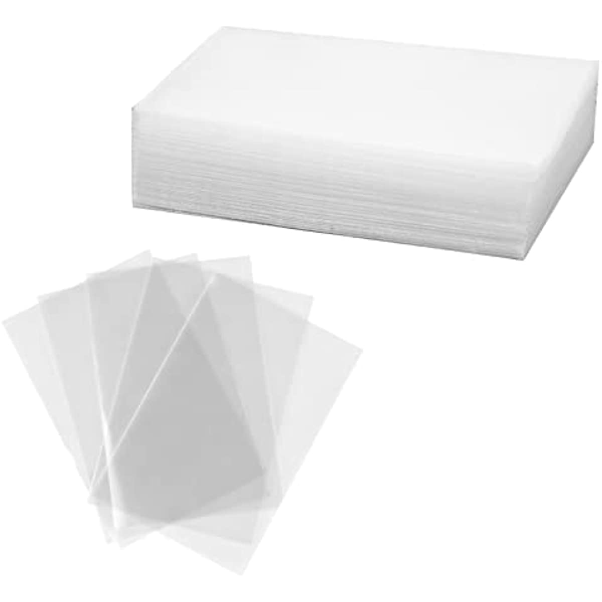 

200 Packs Clear Card Sleeves: Perfect Fit For Photocard, Mini Polaroid & Kpop Photo Cards - Soft Plastic Card Protector