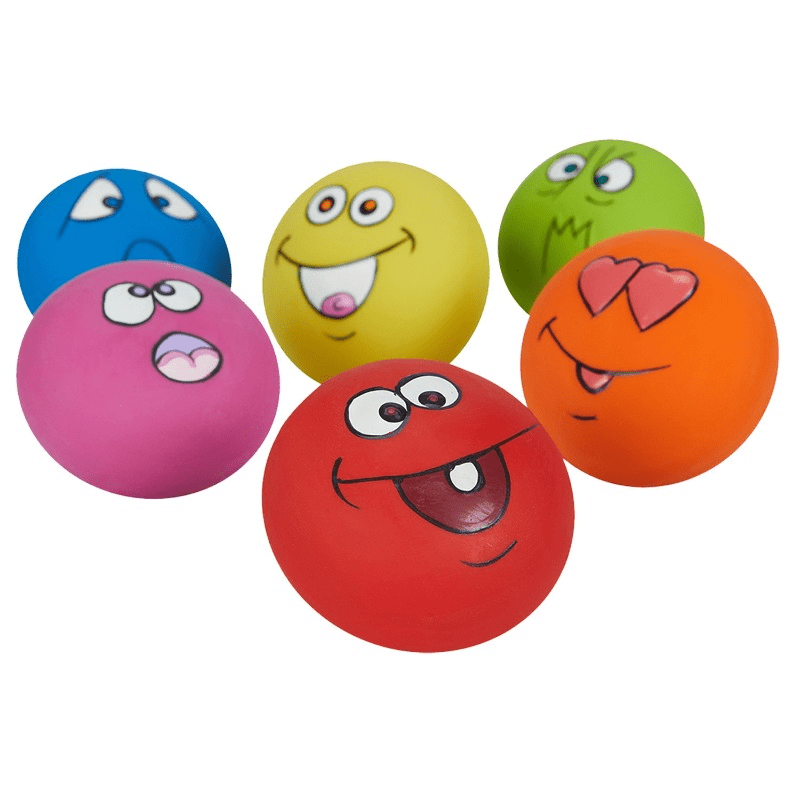 Anti Stress - Balle Anti-stress - 6pcs Emoji Face - Enfant - Balle
