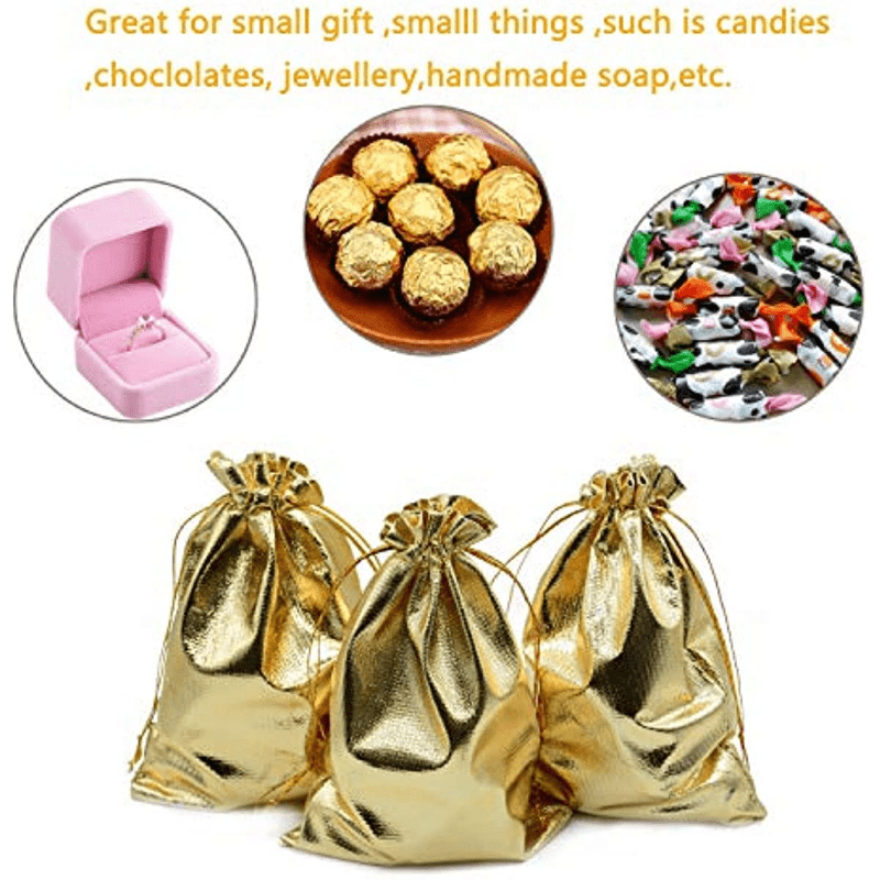  jojofuny 100pcs candy wrapping pouch jewelry bags