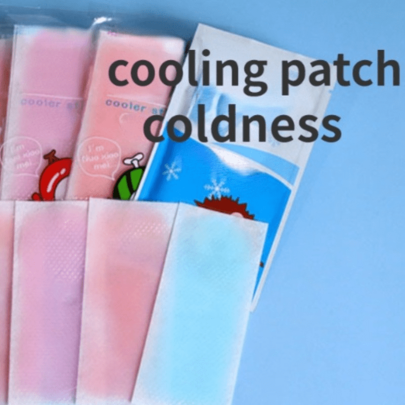 Baby Cooling Fever Discomfort Instant Cooling Soothe Pain Lower Temperature  Cool Headache Pad Fever Down Plaster