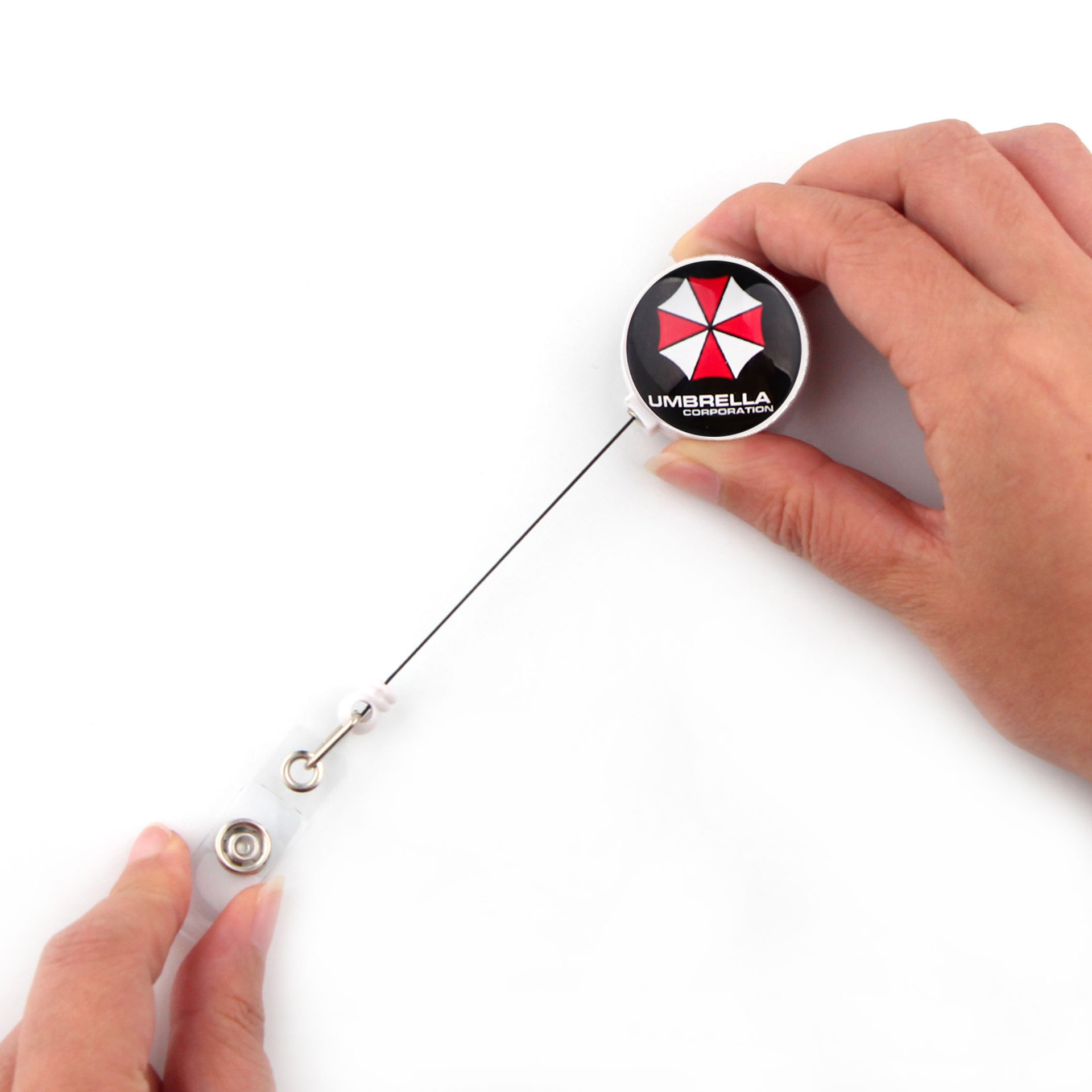 Umbrella Id Card Holder Keychain Retractable Nurse Badge - Temu Canada