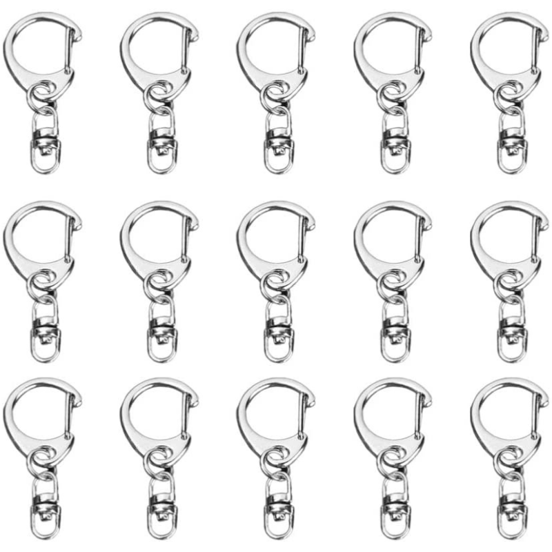 Golden Swivel Clasps Lanyard Snap Hooks Key Rings Key Chain - Temu