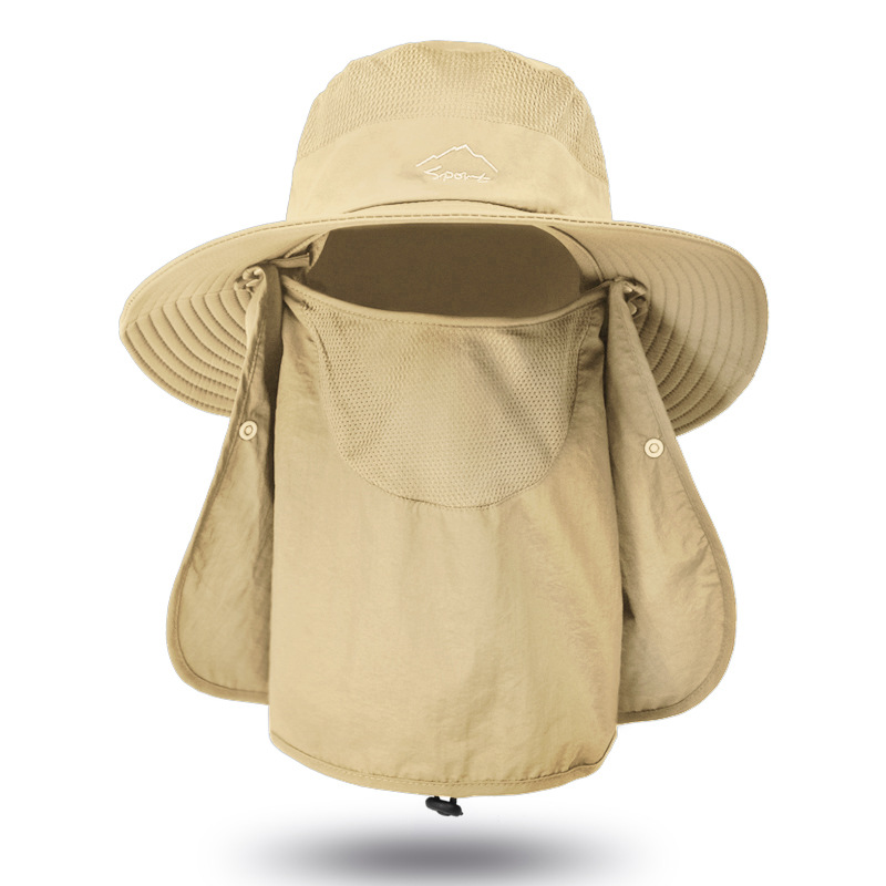 Outdoor Detachable Hat Uv Protection Hat Upf 50 Gardening - Temu