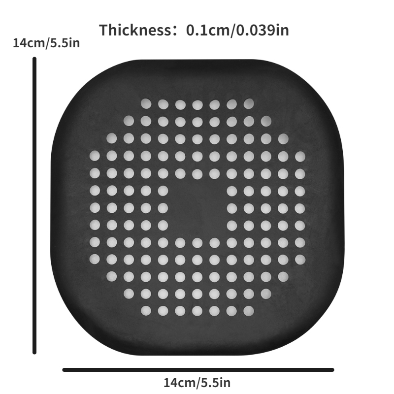 Filtro de pelo para fregadero, colador antibloqueo para bañera