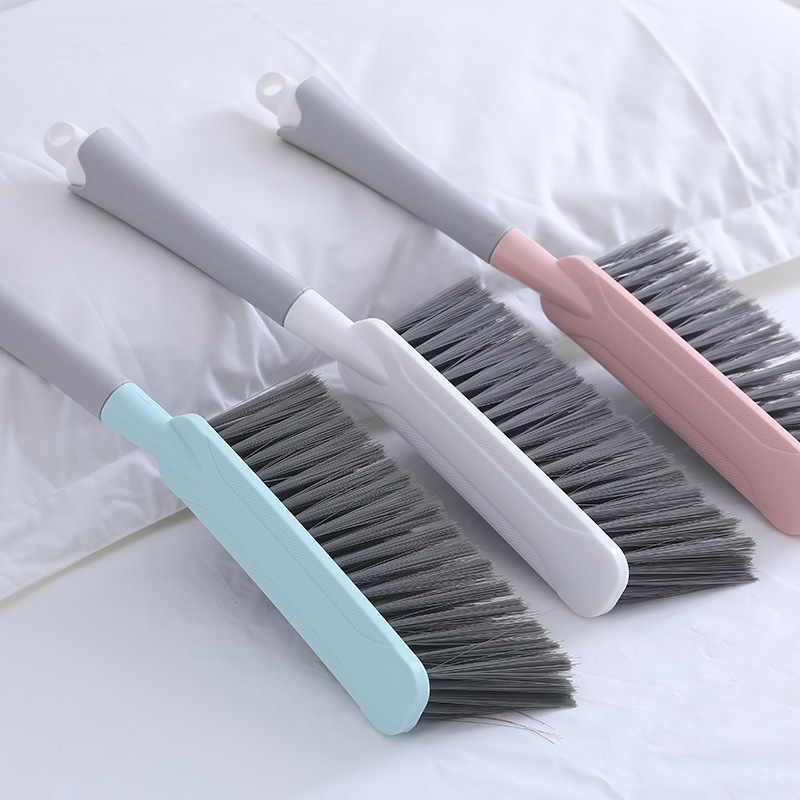 Multifunctional Long Handled Soft Bristle Bed Brush, Gap Cleaning