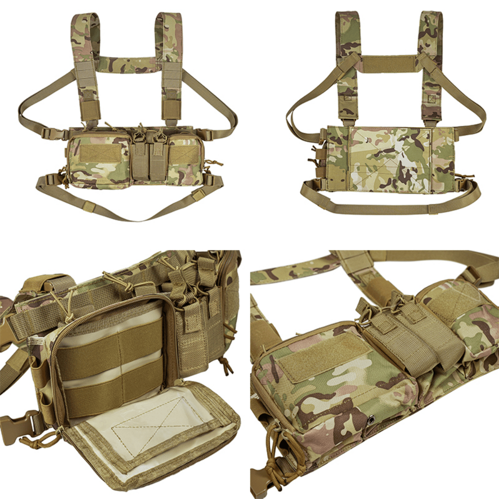 Tactical vest magazine outlet pouches