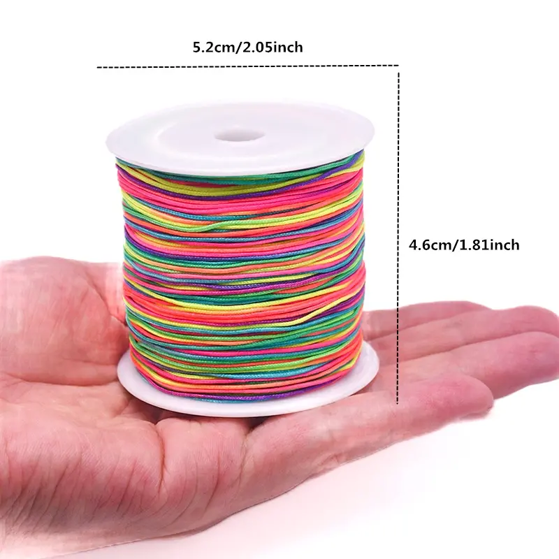 1 Bar Wax Thread Nylon Rope Fashion Colorful Wax Thread For - Temu United  Arab Emirates
