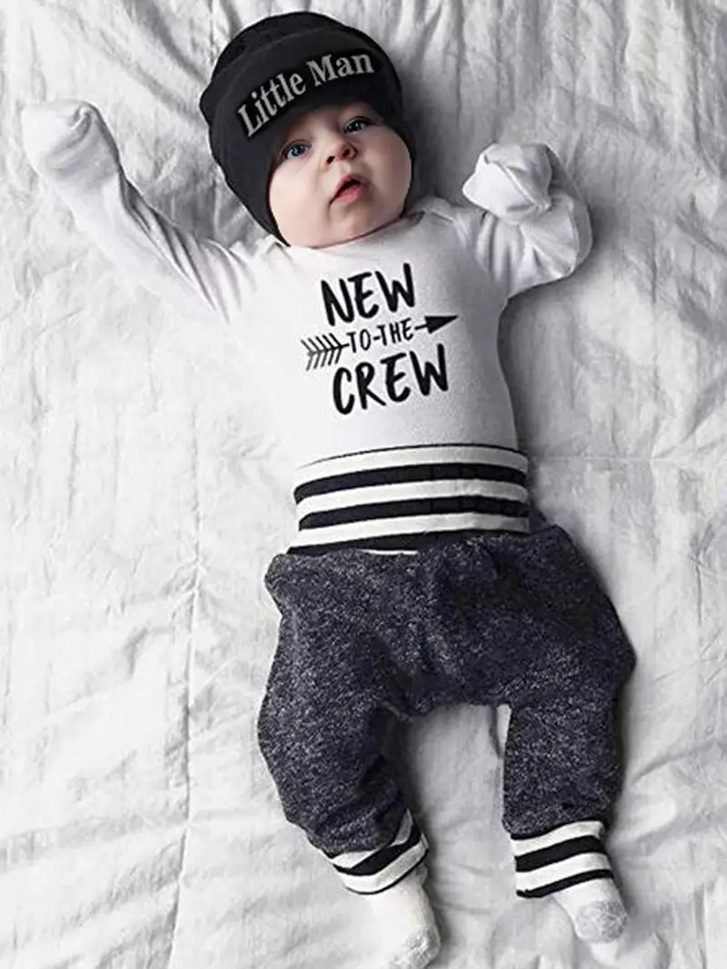Jolis Vêtements Pour Bébé Garçon Nouveau-né - Nouveau Dans L