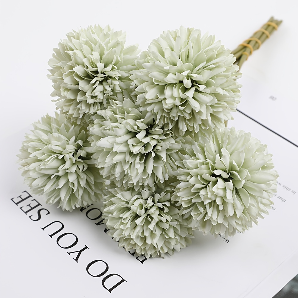 10pcs Dandelion Artificial Flowers Faux Silk Small Ball Flowers Plants For  Home Garden Party Office Decoration Bridal Wedding Bouquets Floral  Arrangement Centerpieces, Shop Now For Limited-time Deals