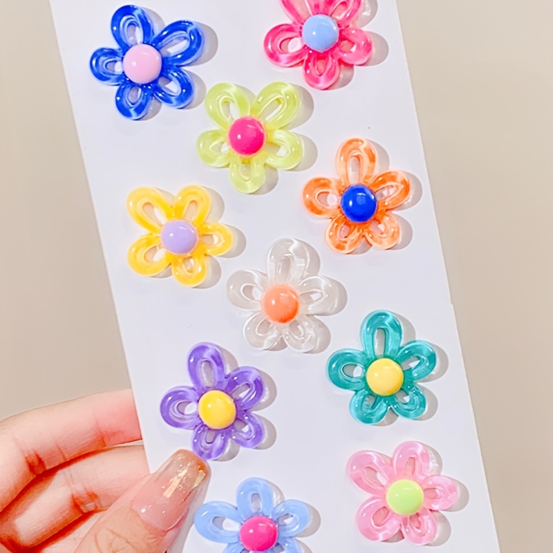 Multi colored Resin Flower Luminous Flower Decoration Crafts - Temu