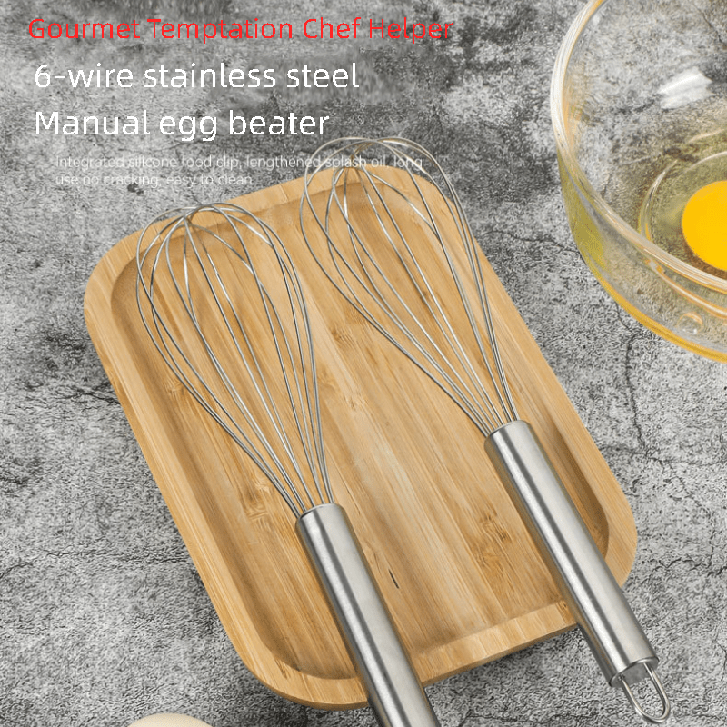 Egg Beater, Mini Silicone Egg Whisk, Manual Egg Beater, Multifunctional Egg  Whisk For Whisking Blending Beating Frothing, Egg Beater For Baking, Kitchen  Baking Gadgets - Temu