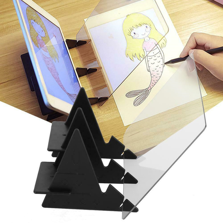 Optical Clear Drawing Board, Portable Optical Tracing Board Image Drawing  Board Tracing Drawing Projector Optical Painting Board Sketching Tool For Ki