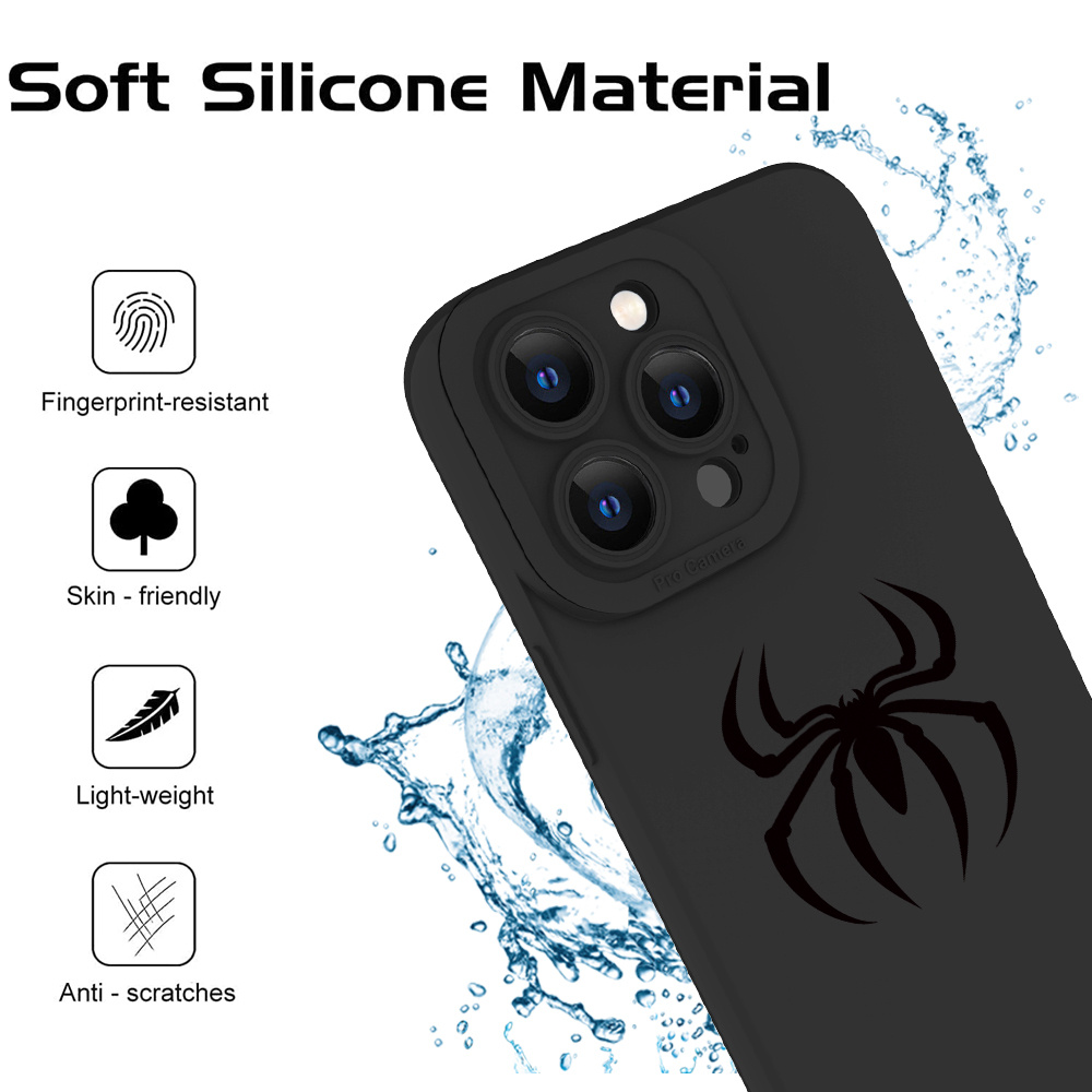 Spider Pattern Mobile Phone Case Full body Protection - Temu