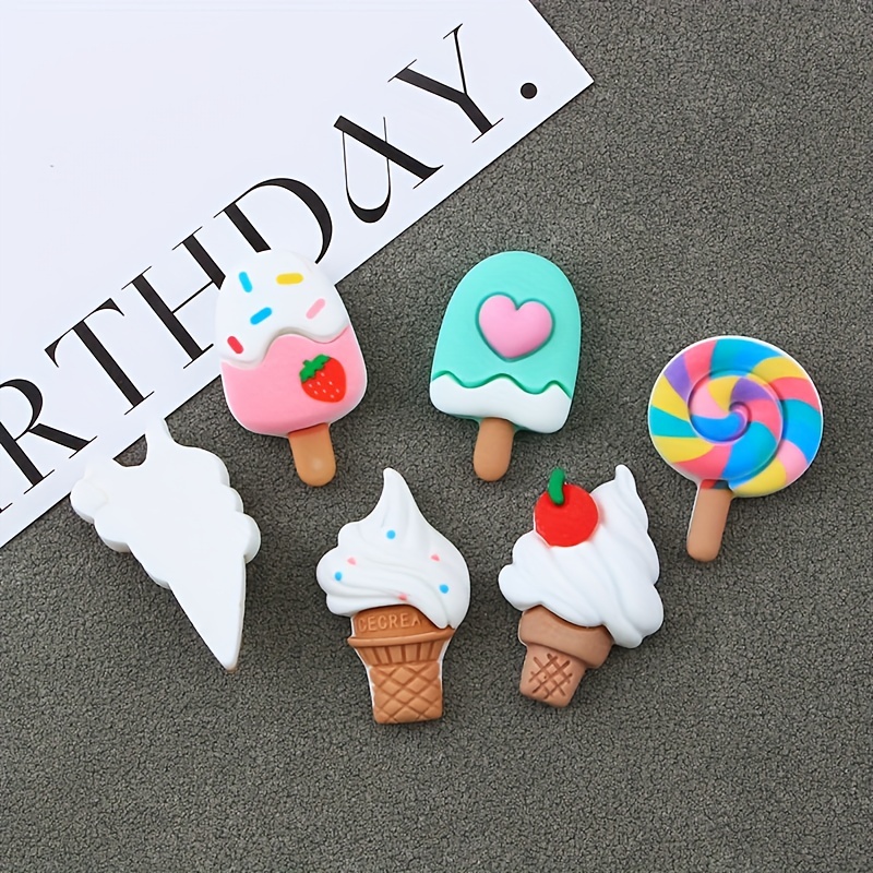 10pcs Mixed DIY Materials Mobile Phone Case Stickers Kit