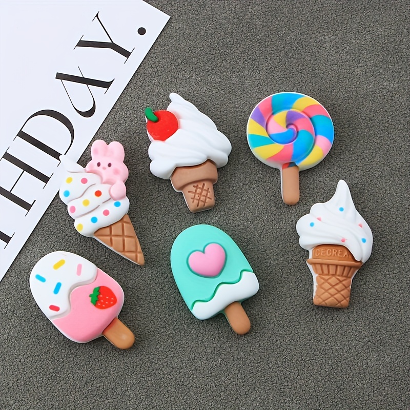 10pcs Mixed DIY Materials Mobile Phone Case Stickers Kit