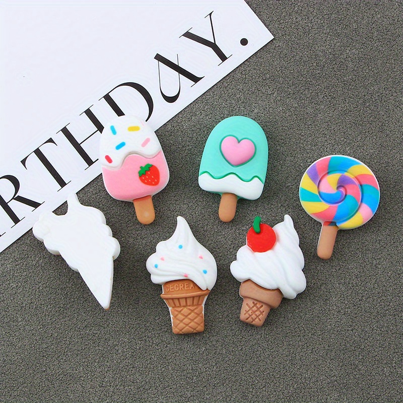 10pcs Mixed DIY Materials Mobile Phone Case Stickers Kit
