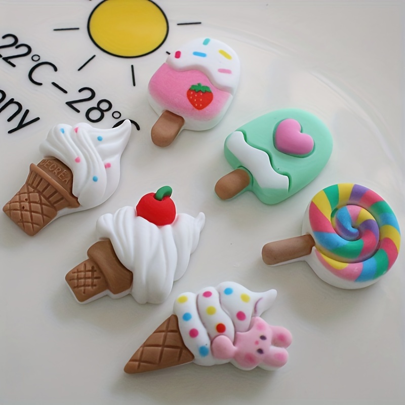 10pcs Mixed DIY Materials Mobile Phone Case Stickers Kit