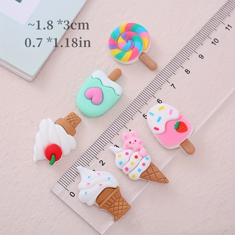 10pcs Mixed DIY Materials Mobile Phone Case Stickers Kit
