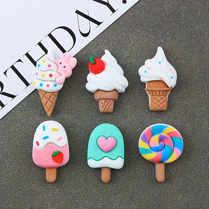10pcs Mixed DIY Materials Mobile Phone Case Stickers Kit