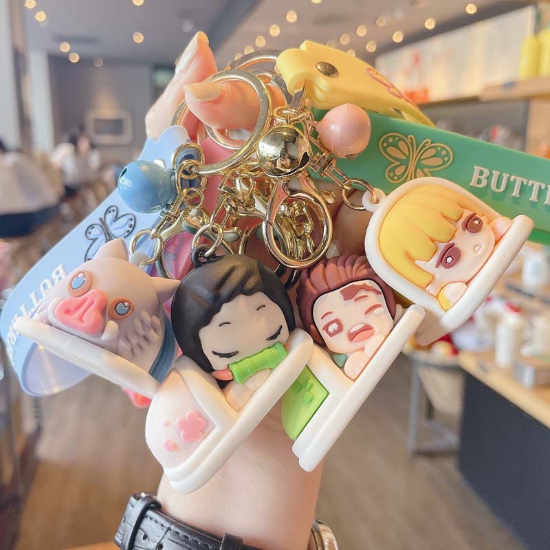 Figurita Anime Dibujos Animados Japonés Pulsera Llavero - Temu