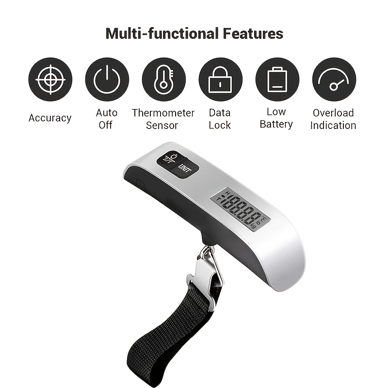 Luggage Scale Electronic Digital Scale Portable Suitcases - Temu Japan