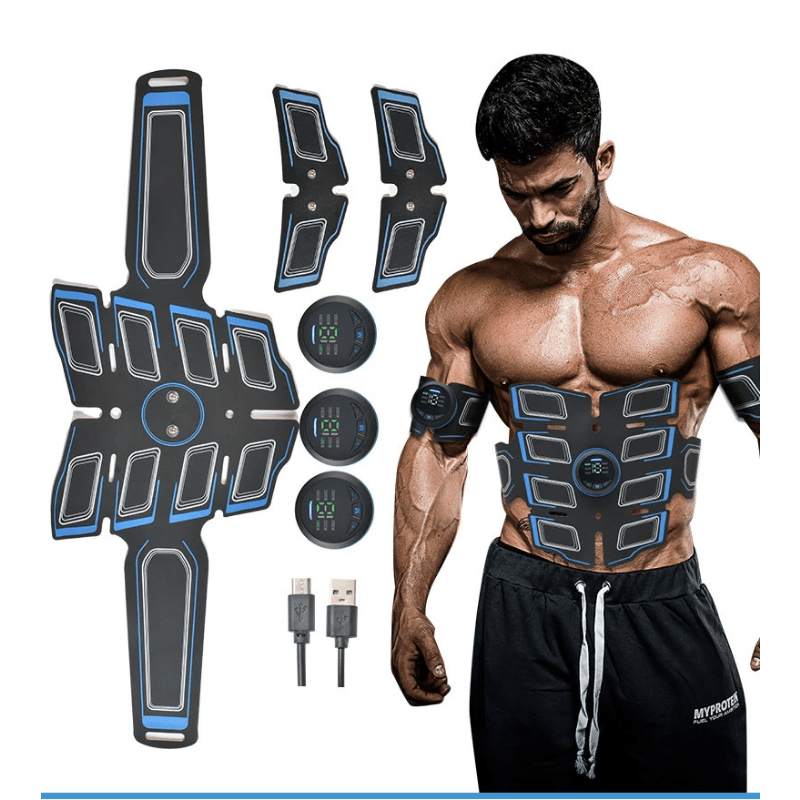 Muscle Toner - Abdominal Toning Belt Fit for Body Arm - Abs Trainer Muscle  Toner - Muscle Stimulator - Electrical Muscle Stimulation Abs Stimulator at  Home Office Gymnasium or Gym 