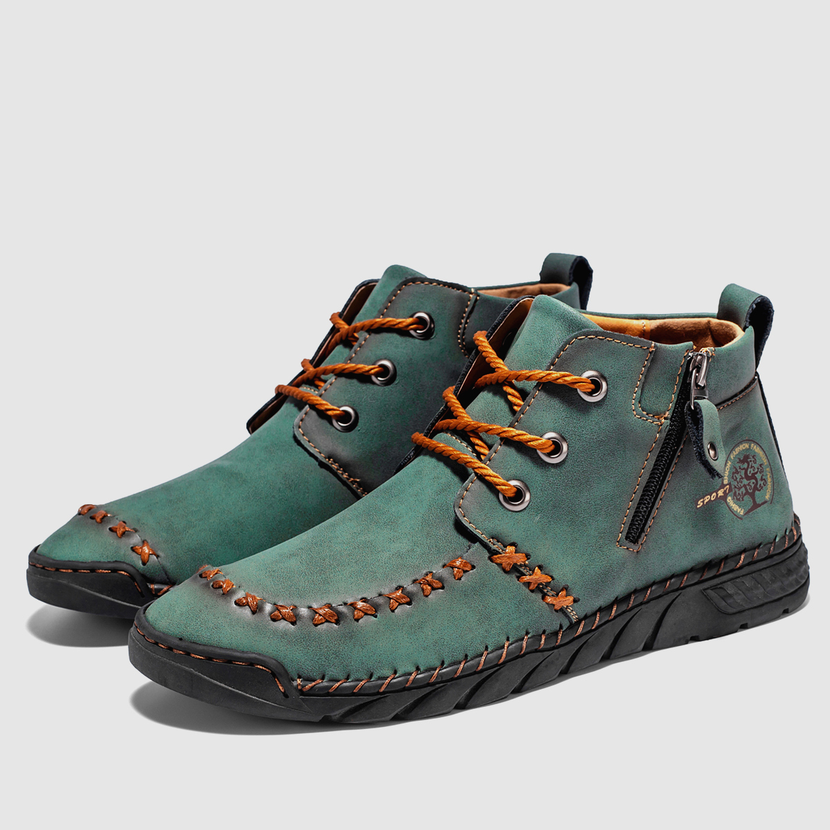 Men's Vintage Casual High Top Ankle Boots