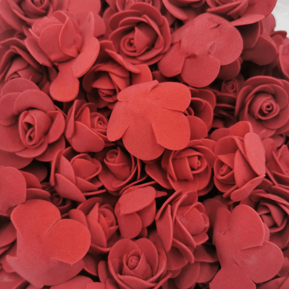 Bright Creations 200 Pack Fake Red Roses, 2 Inch Stemless Foam Flowers For  Wall Decorations, Wedding Receptions, Faux Bouquets, Spring Decor : Target