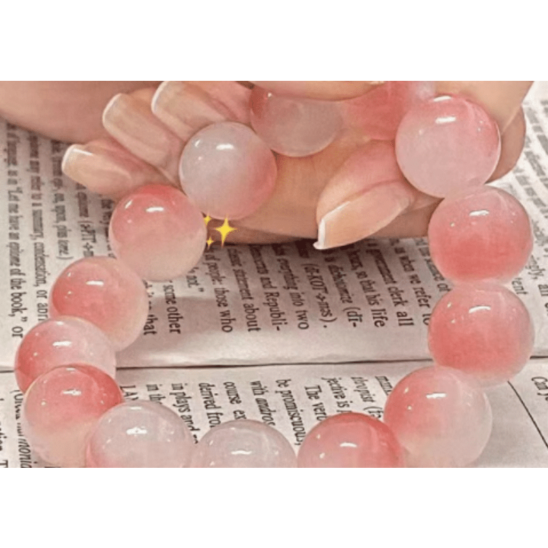 Ice Pink Bracelet Men Women Stylish Accessory