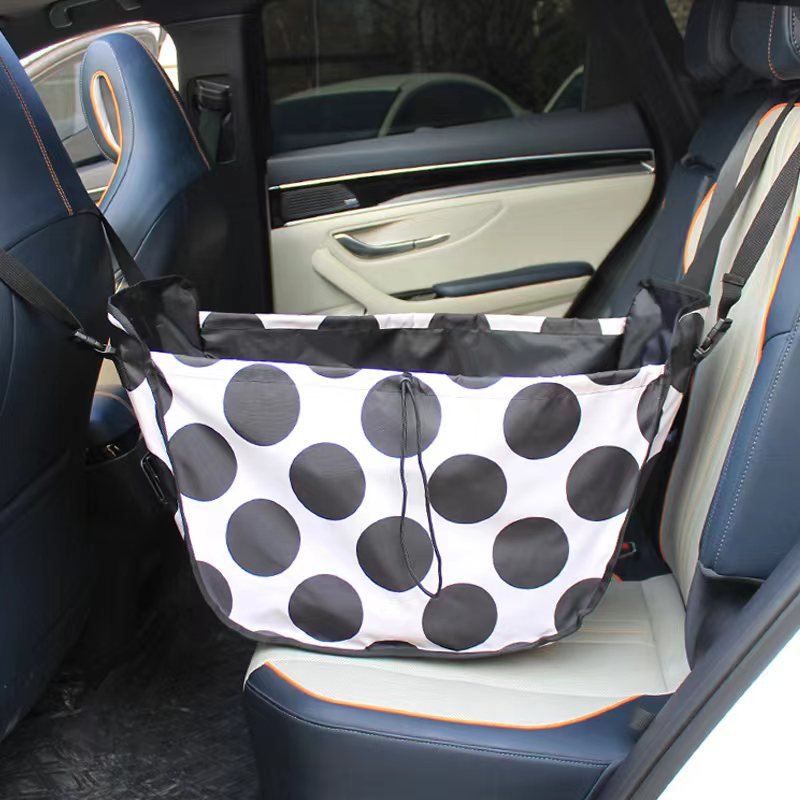 Car Seat Back Faux Leather Luxury Storage Bag With Dining - Temu