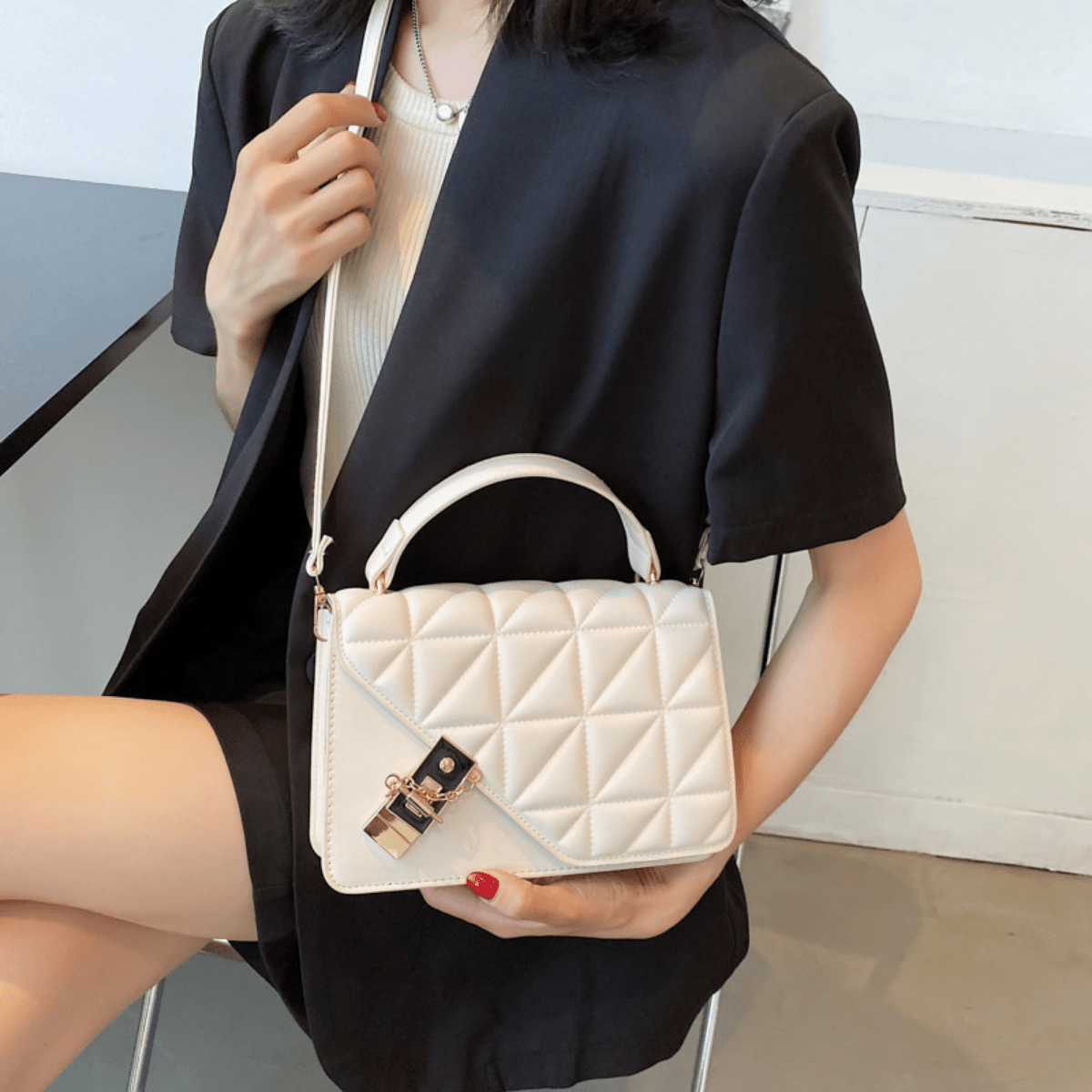 Fashion Women Soft PU Leather Crossbody Bag Female Flap Shoulder