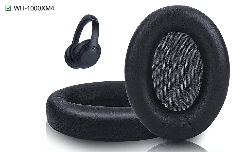 WH - Fundas para auriculares de 1000 x m4, almohadillas de malla para los  oídos, repuesto para auriculares Sony WH-1000XM4, funda suave para reducir