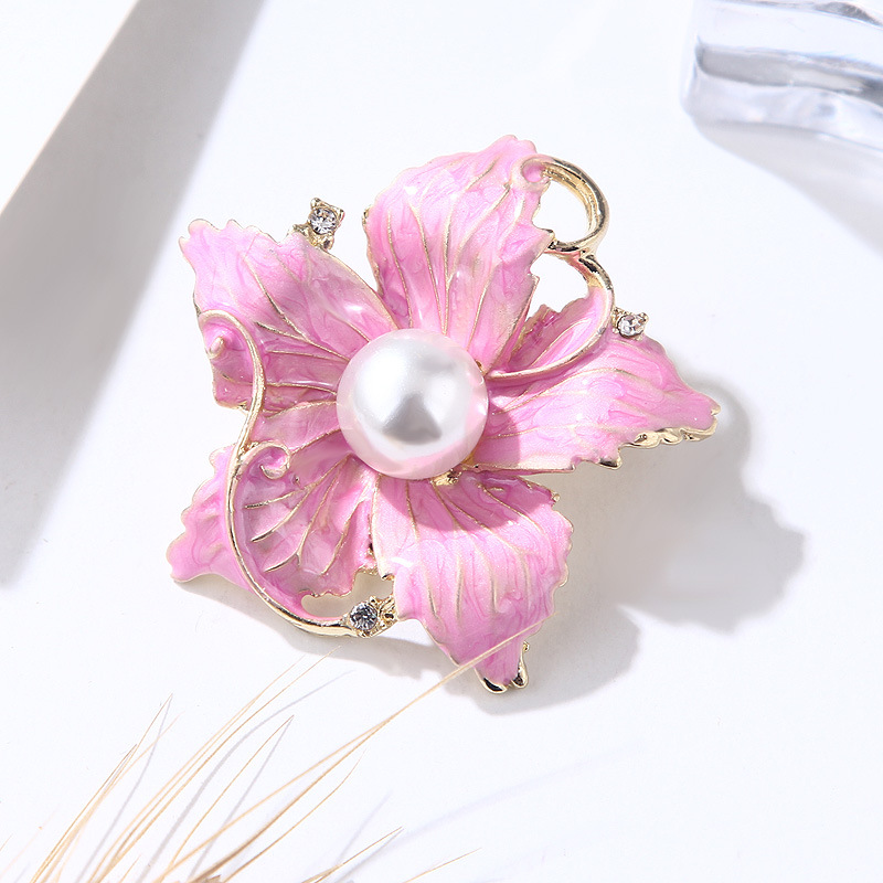 Luxury Flower Brooches For Women Wedding Scarf - Temu