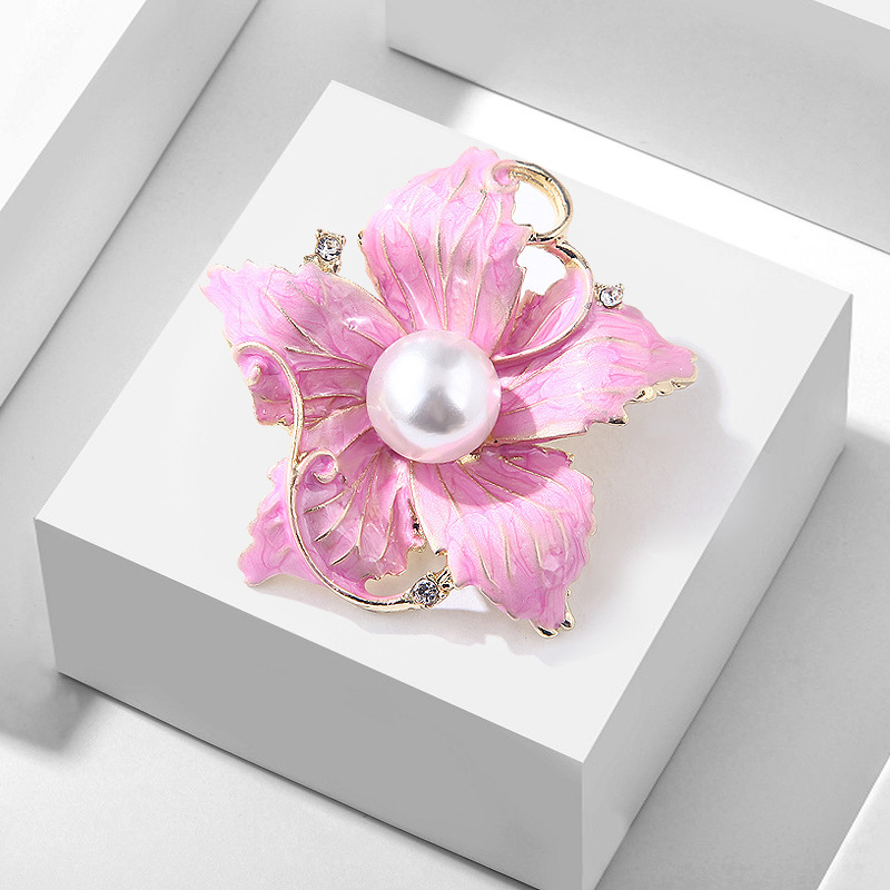Luxury Flower Brooches For Women Wedding Scarf - Temu
