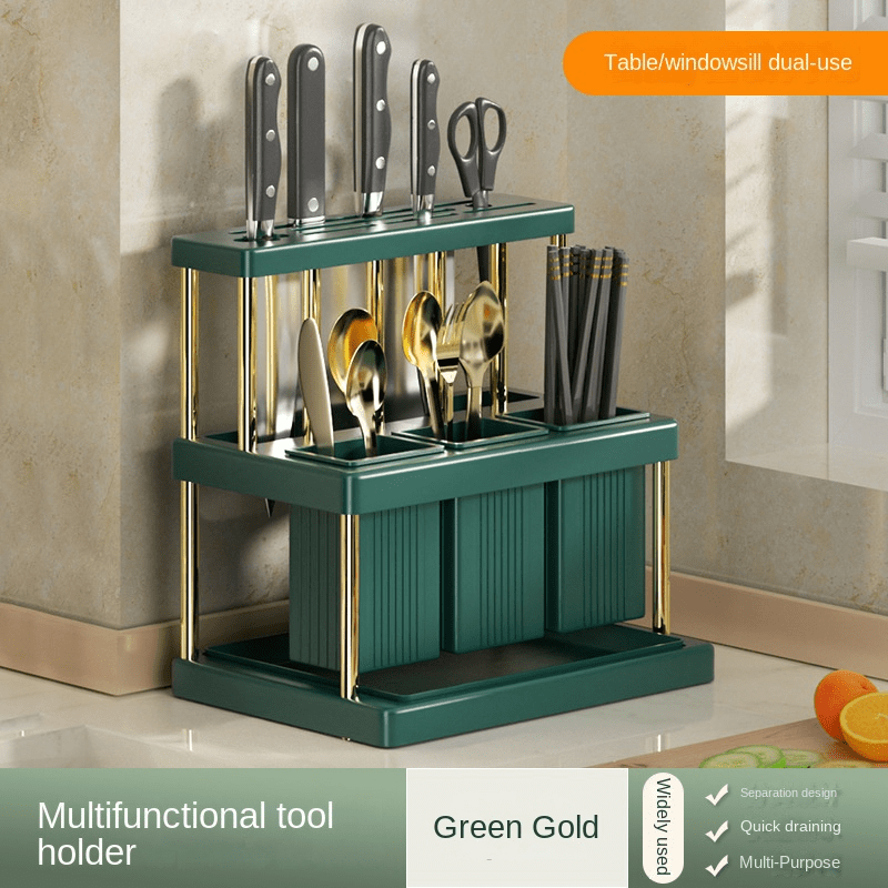 Multifunction Utensil Organizer + Kitchen Tools