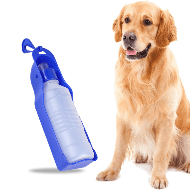 Portable Dog Water Bottle With Food Container Outdoor Water - Temu