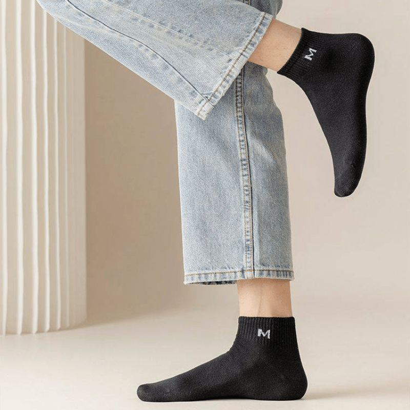 5 Pares De Calcetines De Barco Para Hombre Con Estilo - Temu Mexico