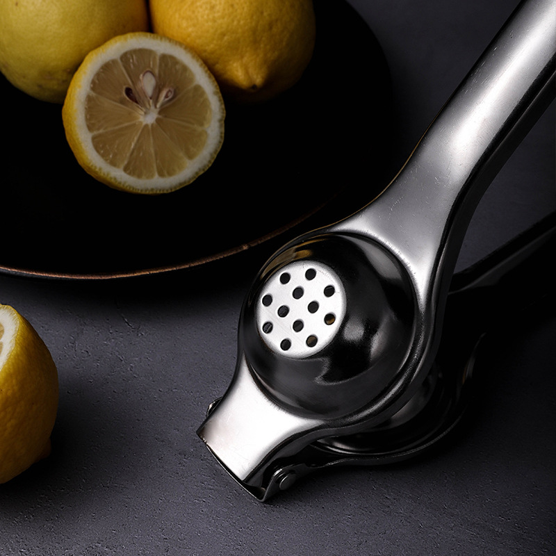 Stainless Steel Lemon Squeezer Juicer With Bowl Container - Temu