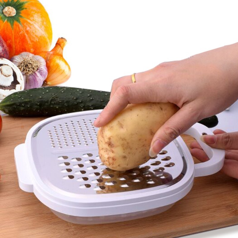 Stainless Steel Food Grater With Round Beech Wood Handle - Temu