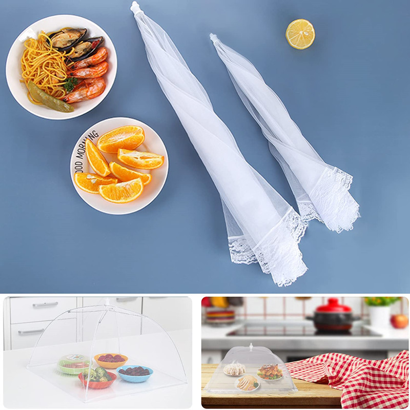60CM food net cover dish cover for food Leftovers Food table food cover  food cover Mesh